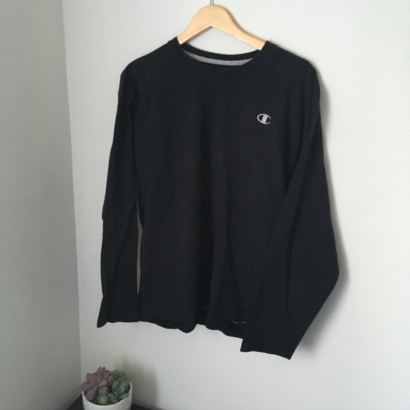Champion Other - ❌Black champion long sleeve shirt
